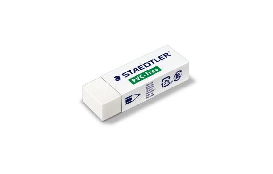 774196 Staedtler 525 B20 Viskel&#230;r STAEDTLER PVC fritt 65x23x13mm 